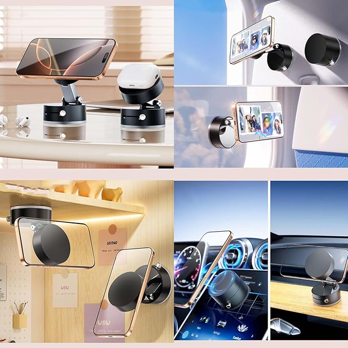 Compact & Foldable Magnetic Suction Phone Holder