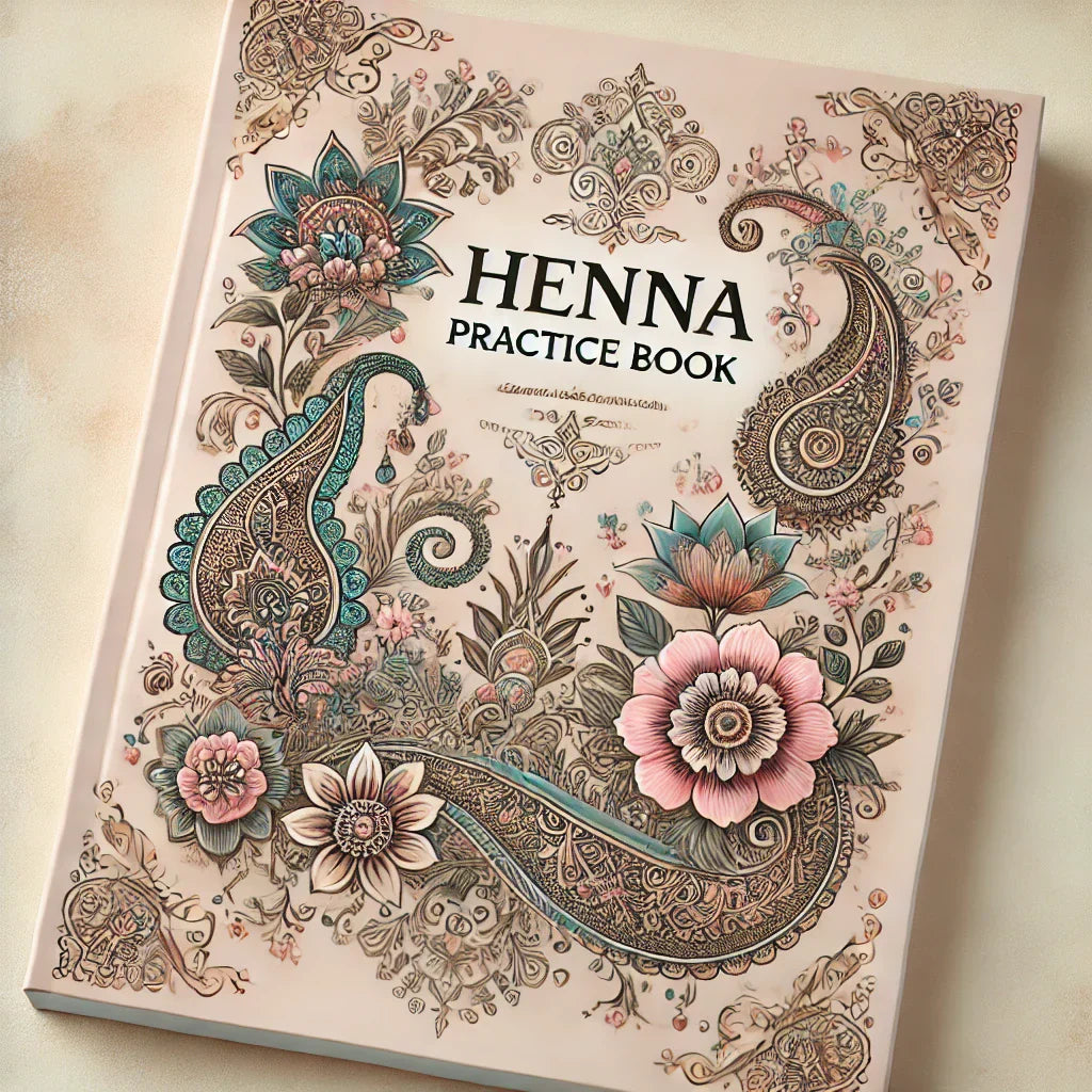 Mehandi Reusable Practice Book 🌸